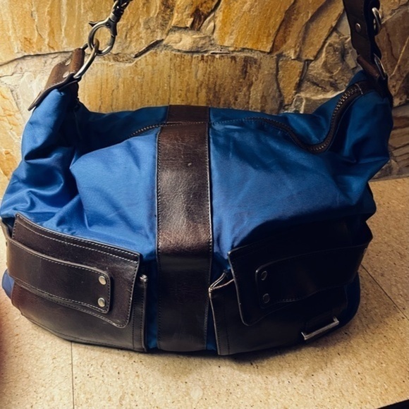 Matt & Nat Blue and Brown Women's Bag - Picture 2 of 14